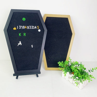 Pizarra Decorativa de Fieltro y Madera para Mensajes y Fotografía - Image 3