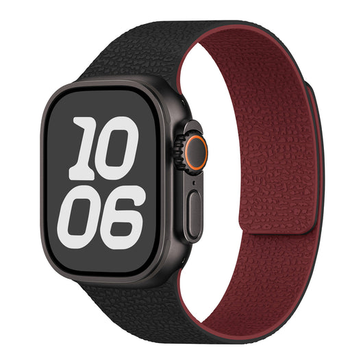 Correa Magnética para iWatch S10 Patrón Litchi Silicona Suave - Image 20