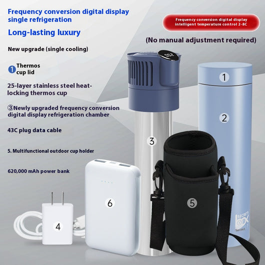Refrigerador Portátil Mini con Cargador para Auto - Vaso Térmico Inteligente - Image 8