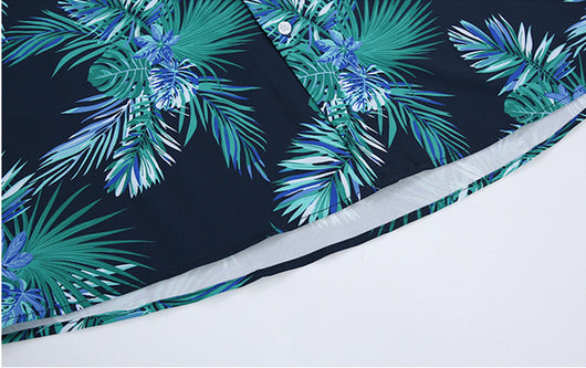 Camisa Floral Hawaiana Manga Corta Estilo Coreano Tendencia Ins - Image 16