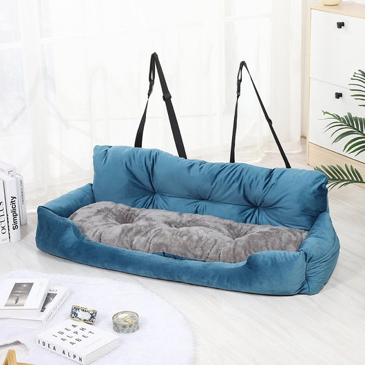 Asiento de Auto para Perros con Cojín Confortable y Transportín Seguro - Image 10