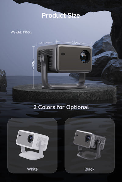 Proyector Whale OS 1080P Full HD con 320 Lúmenes, Android 13 y Autorización Netflix - Image 21