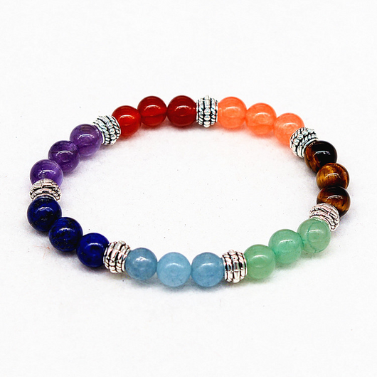 Pulsera Chakra de Piedras Naturales para Yoga y Energía - Image 4