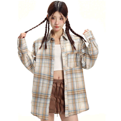 Camisa Larga de Protección Solar Estilo Retro para Mujer - Image 16