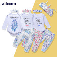 Set de 4 Piezas Enterizo para Bebé Niña - Diseño Europeo Moderno - Image 25