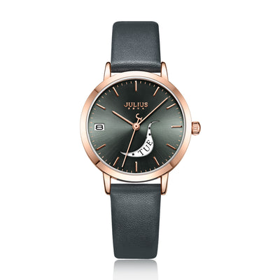 Reloj de Pulsera Multifuncional con Calendario y Carita Sonriente para Mujer - Image 2