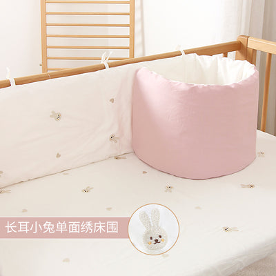 Protector de Cuna Acolchado Desmontable y Lavable - Seguridad Suave para tu Bebé - Image 7