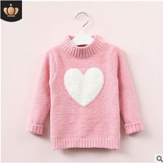 Suéter Tejido Infantil con Diseño de Amor - Pullover Moderno - Image 8