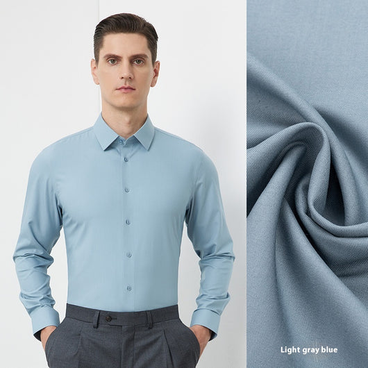 Camisa de Seda de Morera para Hombre - Impermeable y Sin Planchado - Image 4