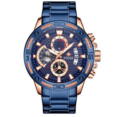 Reloj de Acero Inoxidable para Hombre con Movimiento de Cuarzo - Image 21