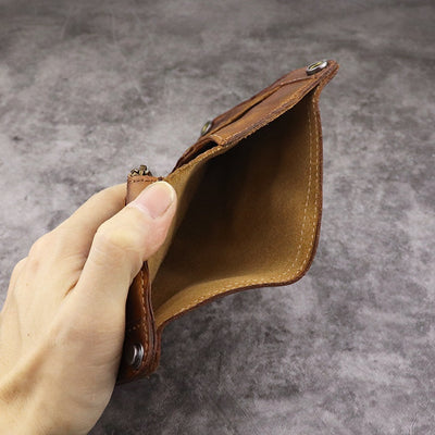 Cartera Larga para Hombre Estilo Retro Europeo con Múltiples Compartimentos - Image 17