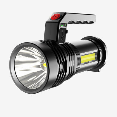 Linterna LED Portátil Recargable por USB con Luz Lateral
