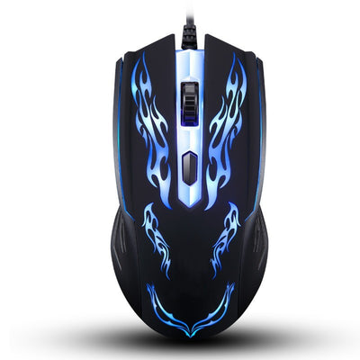 Ratón Gaming USB con Luz Respirable Multicolor para Oficina y Competencia - Image 5