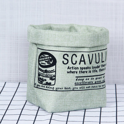 Maceta Decorativa de Tela Lavable con Estampado Floral - Image 13