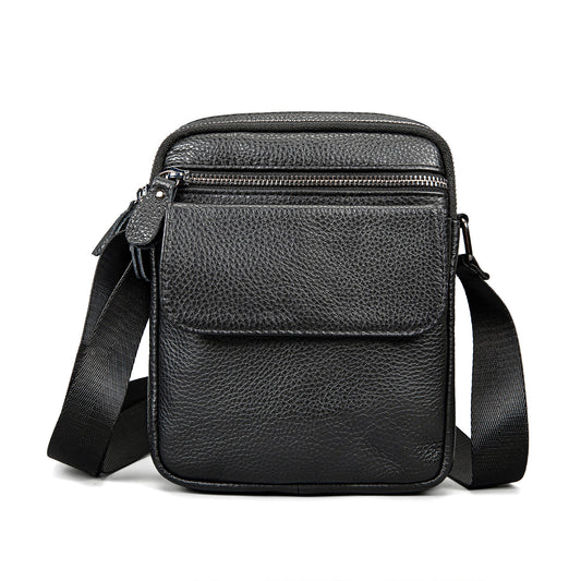 Bolsa Bandolera de Cuero Genuino Primera Capa para Hombre - Image 2