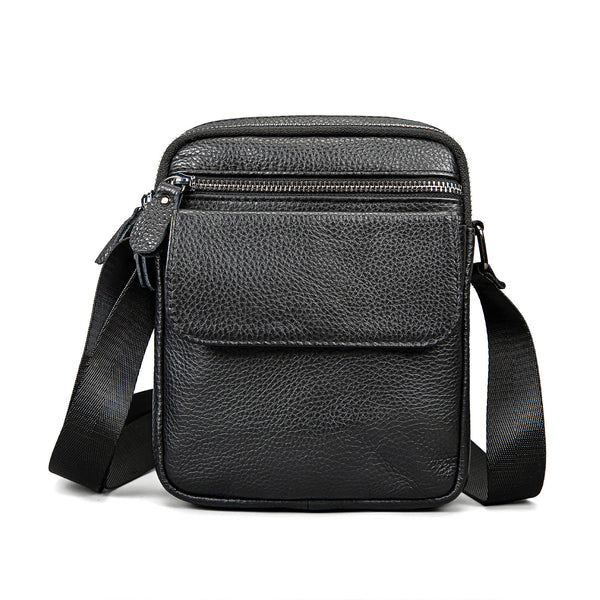 Bolsa Bandolera de Cuero Genuino Primera Capa para Hombre