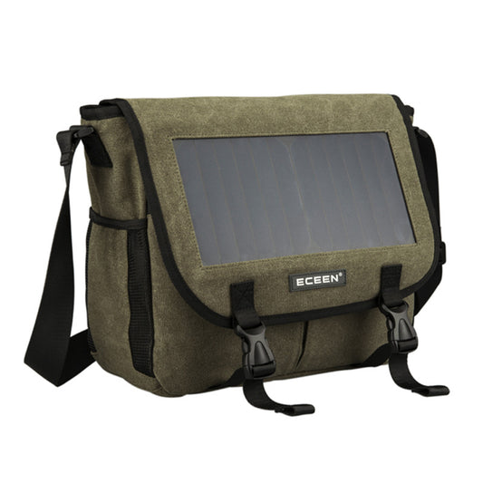 Mochila de Lona con Carga Solar para Deportes al Aire Libre - Image 2