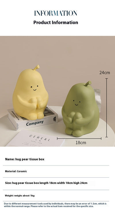 Caja Dispensadora de Servilletas con Diseño de Pera Decorativa - Image 14