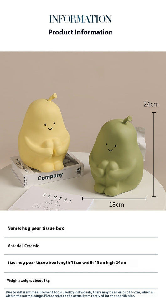 Caja Dispensadora de Servilletas con Diseño de Pera Decorativa - Image 14