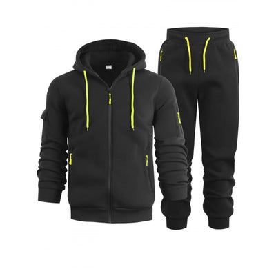Sudadera Tipo Cardigan para Hombre con Cierre y Bolsillos en los Brazos - Image 2