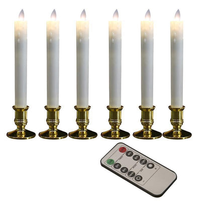 Velas LED con Base Dorada para Navidad, Bodas y Fiestas - Image 5