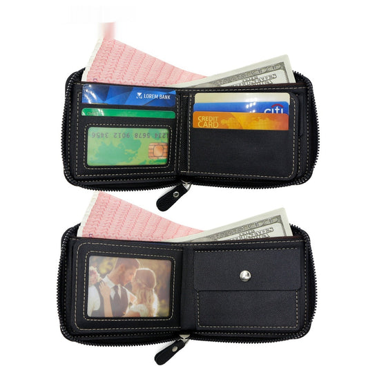Billetera Corta para Hombre con Costuras Mate y Múltiples Compartimentos - Image 13