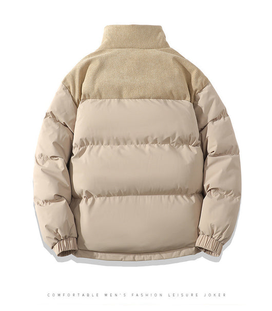 Abrigo Acolchado de Cuello Alto con Contraste - Unisex - Image 16