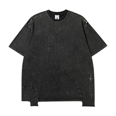 Camiseta Vintage Lavada Hombre - Estilo Urbano Personalidad Única - Image 5