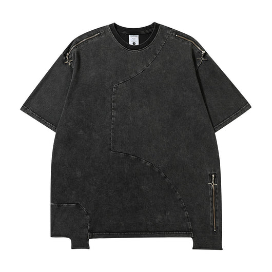 Camiseta Vintage Lavada Hombre - Estilo Urbano Personalidad Única - Image 5