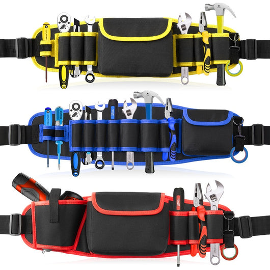 Cinturón de Trabajo Multifuncional con Bolsa de Herramientas - Tela Oxford Resistente para Alturas