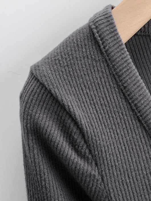 Sudadera Corta Cuello Redondo Manga Larga para Mujer - Estilo Otoño - Image 17