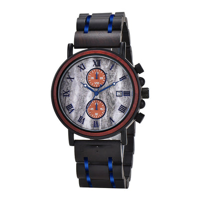 Reloj de Cuarzo Leisure Business con Madera Natural - Image 3