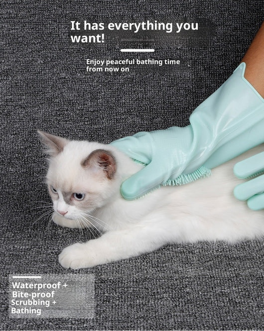 Guantes de Baño para Mascotas - Set Completo de Aseo Canino - Image 17