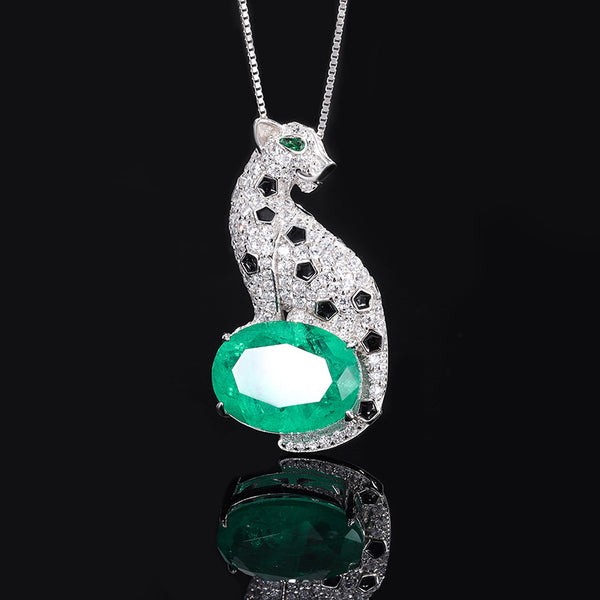 Collar Colgante Leopardo Elegante para Mujer