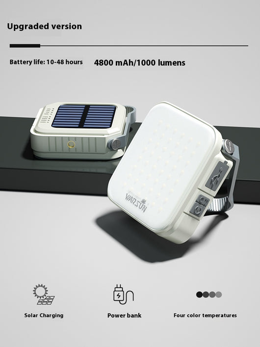 Lámpara Solar LED para Camping con Batería Ultra Duradera - Image 5