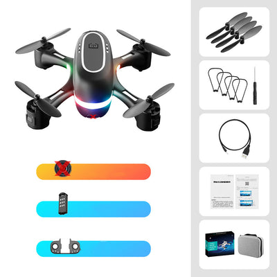 Dron de Fotografía Aérea con LED Degradado y Control Remoto - Image 10
