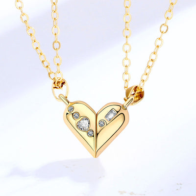 Collares Magnéticos para Pareja con Dije Giratorio