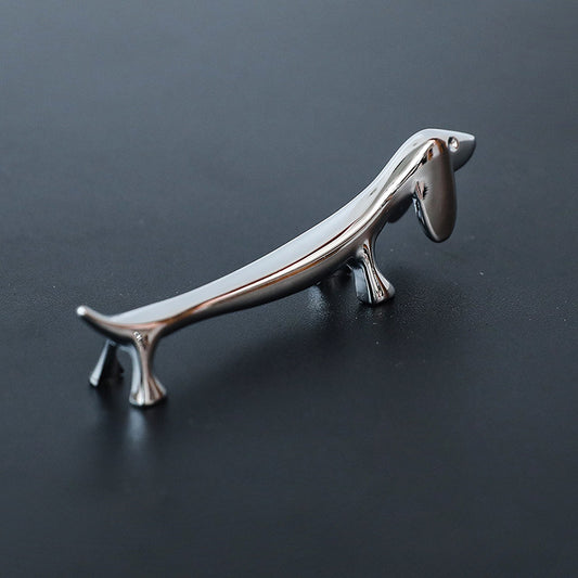 Reposapalillos Perro Salchicha con Cuchillo