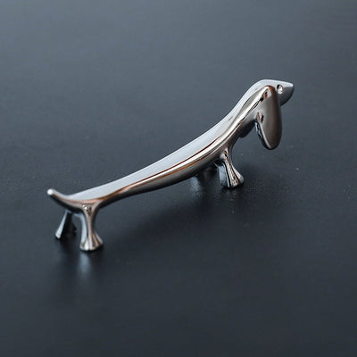 Reposapalillos Perro Salchicha con Cuchillo