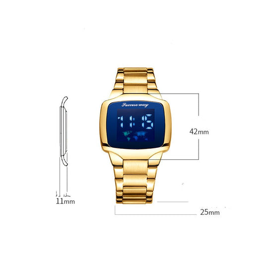 Reloj Deportivo para Hombre con Banda de Acero Inoxidable - Image 11