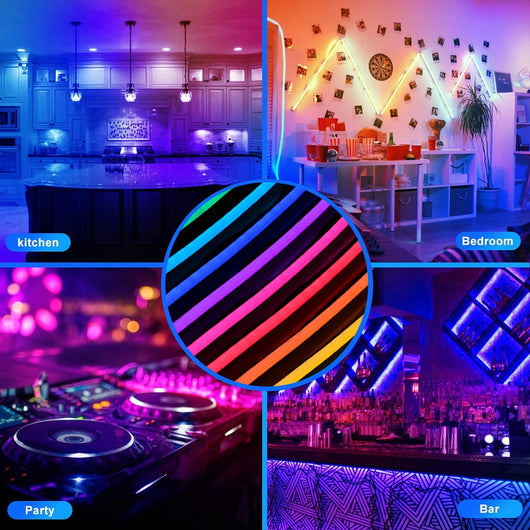 Tira de Luz Neon LED RGB Flexible con Control Remoto Impermeable - Image 8