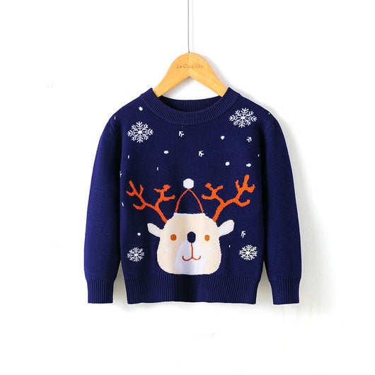 Suéter Infantil Doble Capa de Algodón para Otoño, Invierno y Navidad - Image 27