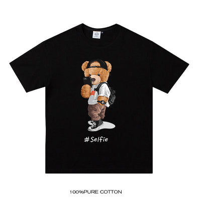 Playera de Algodón con Estampado Oso para Hombre - Image 11