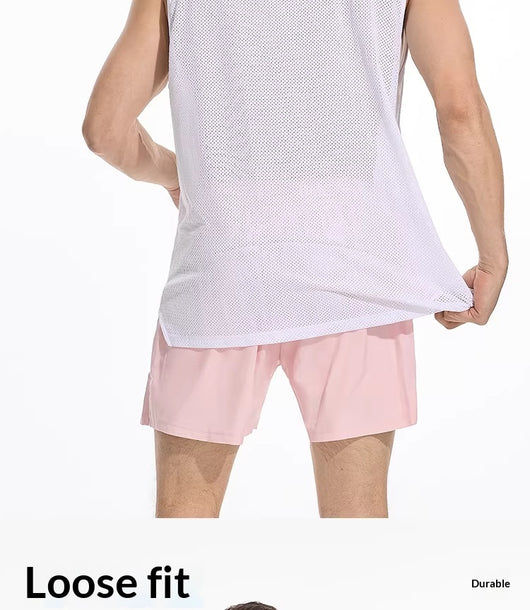 Camiseta Deportiva Hombre Sin Mangas Transpirable Seda Helada Entrenamiento Ligero - Image 10