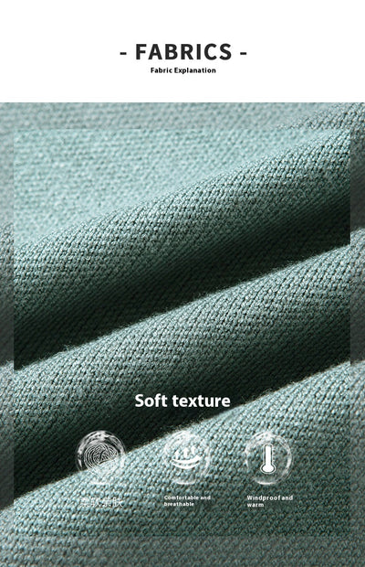 Suéter Abrigo Hombre Invierno Tejido Grueso Jacquard Manga Larga - Image 20