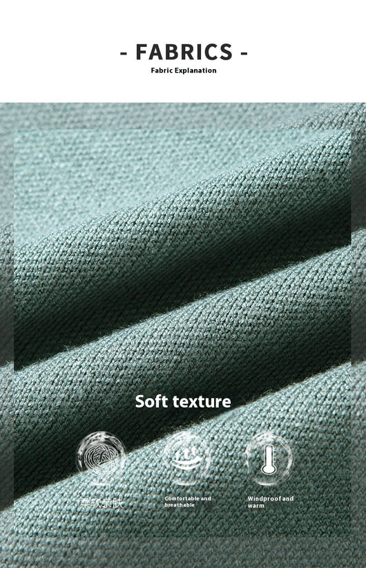 Suéter Abrigo Hombre Invierno Tejido Grueso Jacquard Manga Larga - Image 20