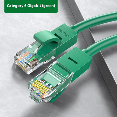 Cable de Red Gigabit Categoría 6 Verde de Alto Rendimiento - Image 8