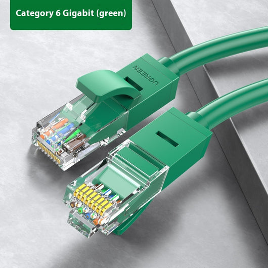 Cable de Red Gigabit Categoría 6 Verde de Alto Rendimiento - Image 8