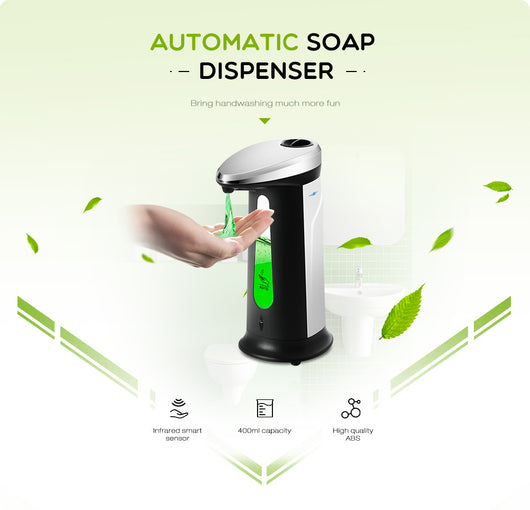 Dispensador Automático de Jabón Líquido con Sensor Inteligente Sin Contacto 400ml - Image 12
