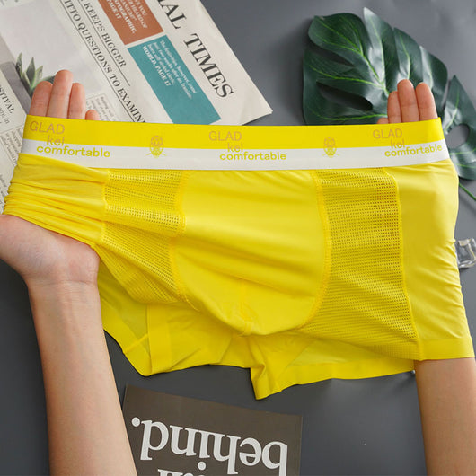 Bóxers de Malla Transpirable Ice Silk sin Marcas - Image 4